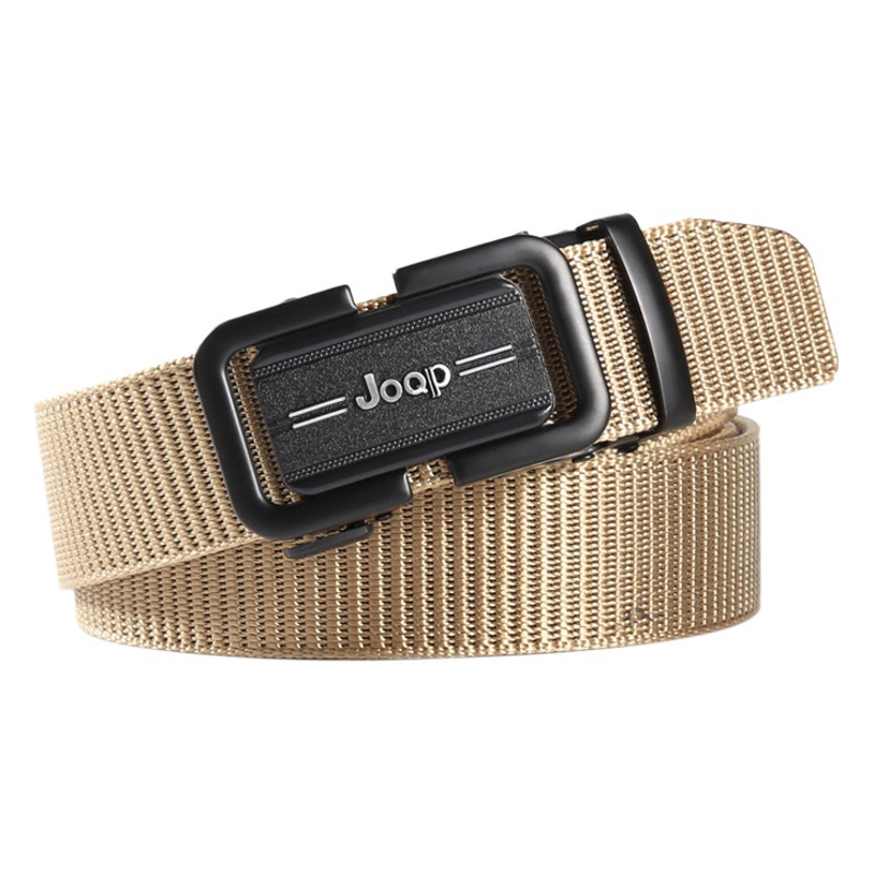 Men's Belt Batch Imitation Nylon Hair Iron Toothless Automatic Buckle Belt Quick-drying Breathable Casual Night Market