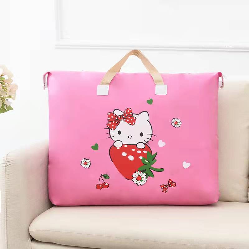 Cartoon quilt storage bag kindergarten large clothes quilt packaging bag quilt bag packing bag can be set
