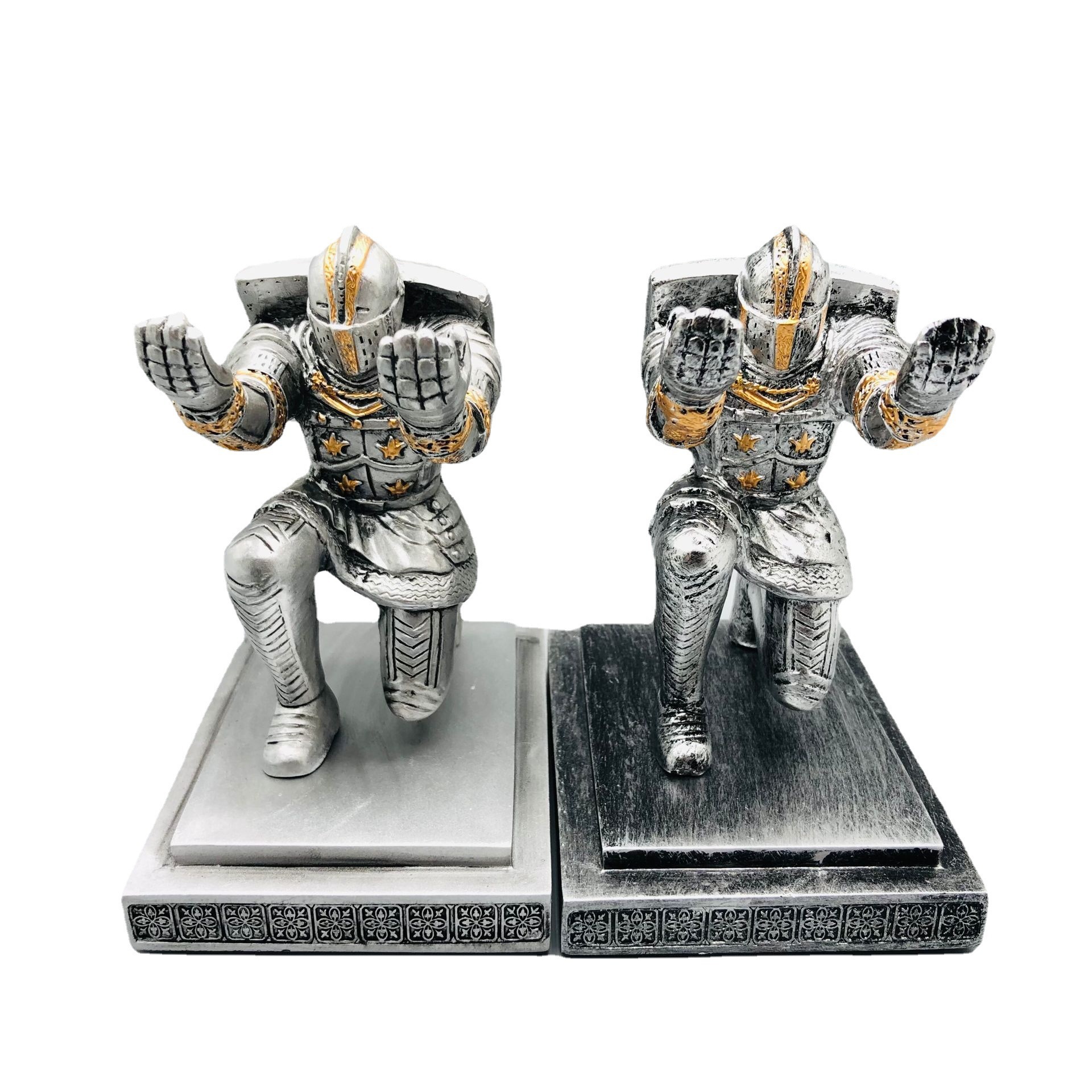Picture of Executive Soldier Knight Pen Holder Pen Holder Shield Knight Creative Pen Holder Pen Holder PENHOLDER Ornaments