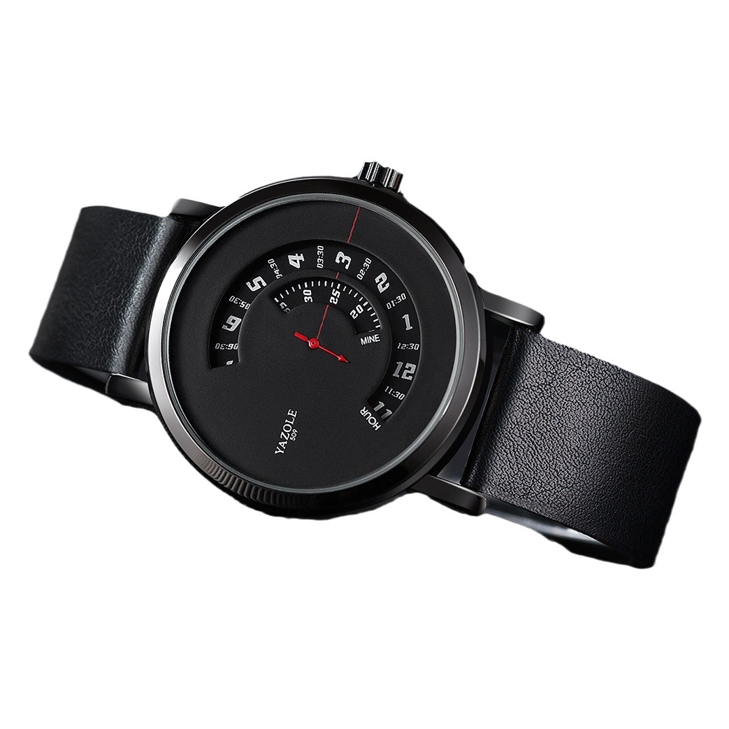 Picture of 509 cross-border fashion turntable non-mechanical watch watch watch men quartz watch men's watch yazole men's watch
