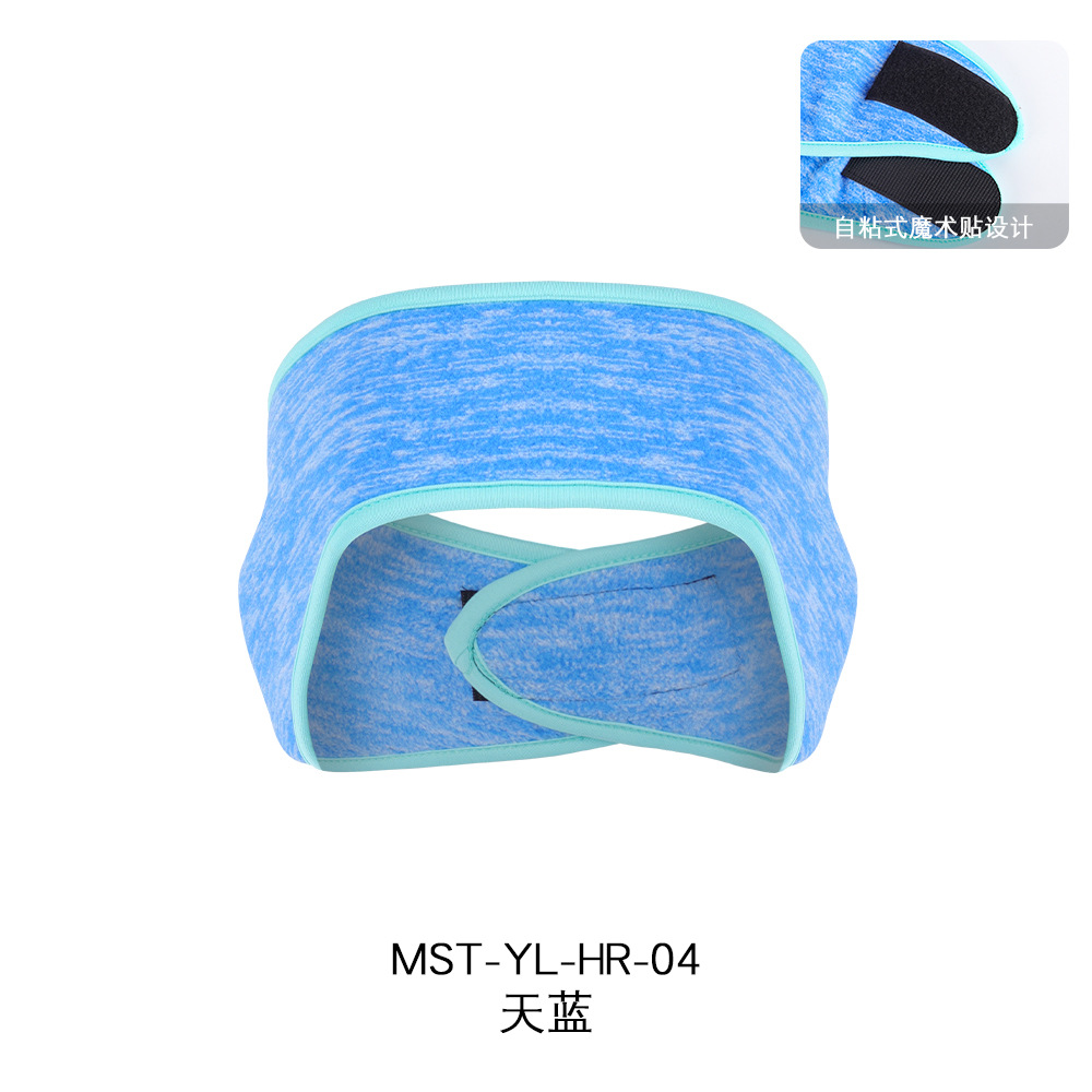 Picture of Ruidong Amazon Outdoor Cycling Running Warm Headband Adjustable Velcro Polar Fleece Ear Protection Fleece Headband