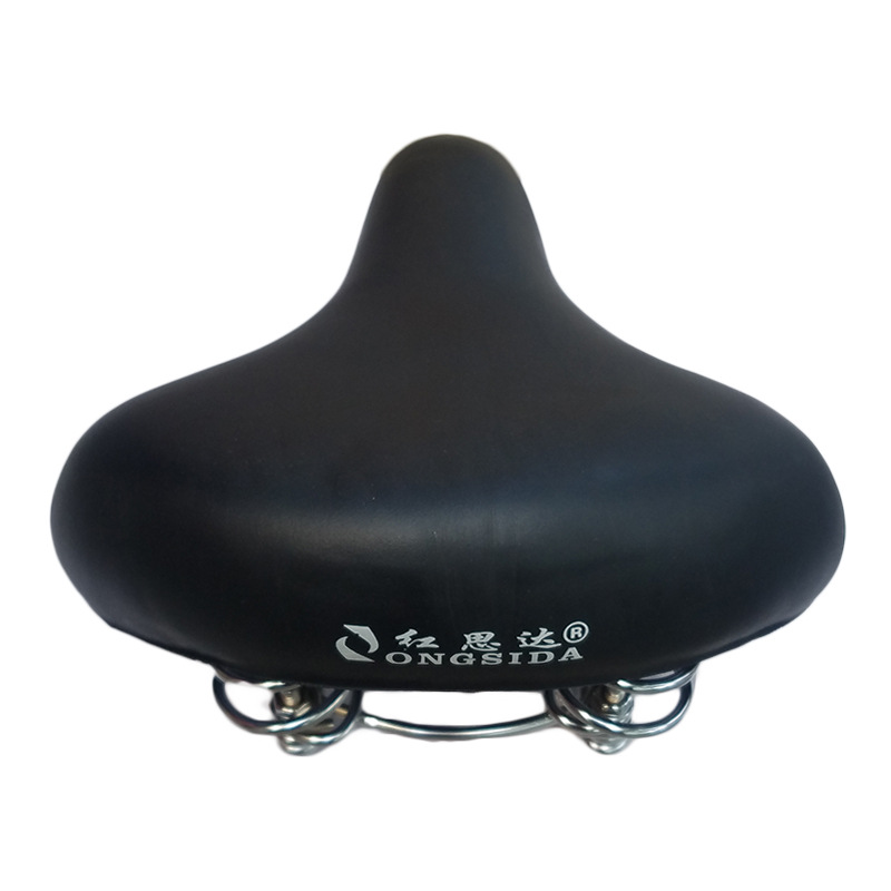 Hongsida bicycle seat saddle front cushion seat soft cushion double shock spring bicycle seat cushion