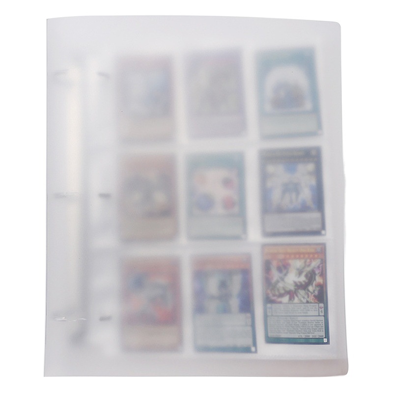 Collection book postcard storage book Jiugongge card book small card PP loose-leaf double-sided card book inner page Polaroid album