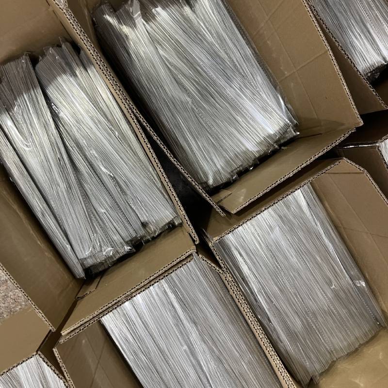 Picture of 520 star bouquet iron wire diy handmade bouquet flower Rod shaping wire galvanized iron strip craft 100 flower wire