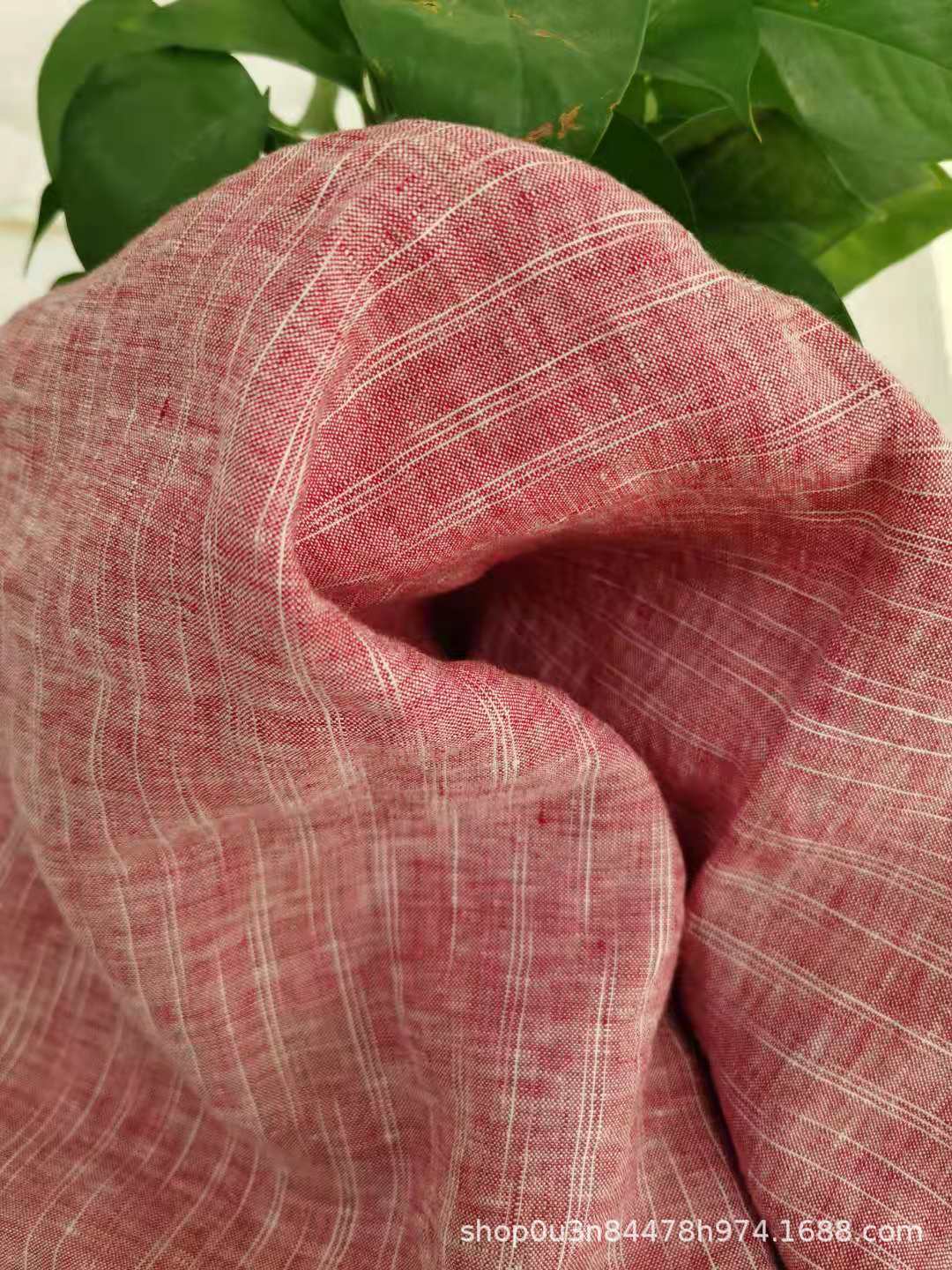 Pure linen segment dyed yarn-dyed enzyme washed wide cloth 100%linen bedding enzyme wash