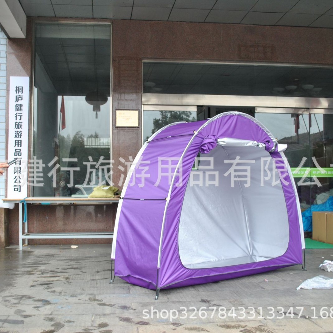 Picture of 50 foreign trade export printed logo, outdoor cycling tent, storage room tent single car shed tent