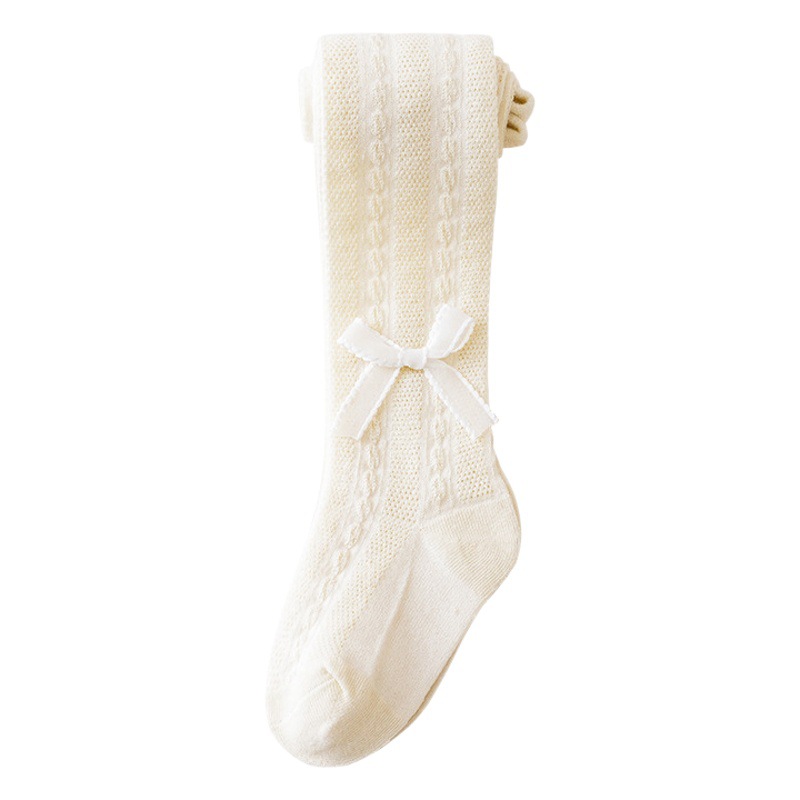 Factory wholesale girls' pantyhose summer thin bottoming baby girls' solid color mesh mosquito-proof socks girls' Princess socks