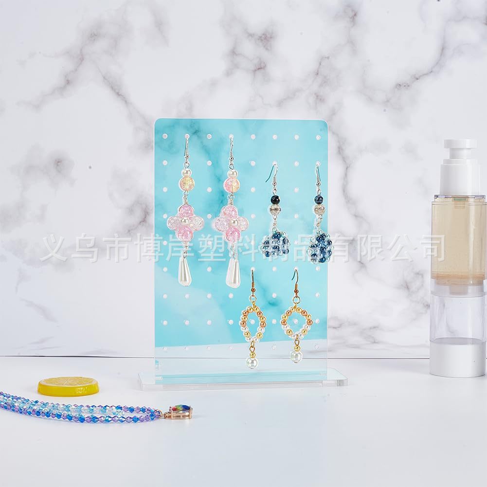 Colorful Acrylic Earrings Display Stand Earrings Storage Box Jewelry Display Stand Detachable Earrings Display Stand