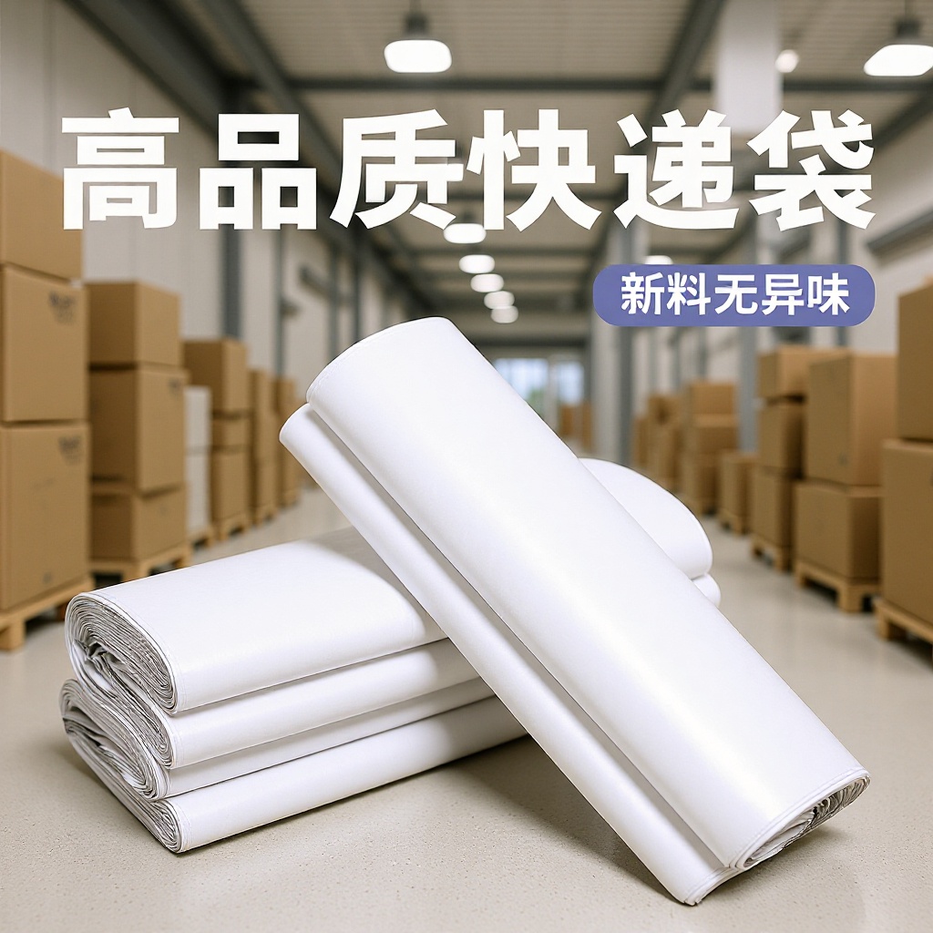 Thickened White Low-Voltage Express Bag in Stock Whole Piece Wholesale Packaging Waterproof Bag Logistics Packaging Delivery Bag