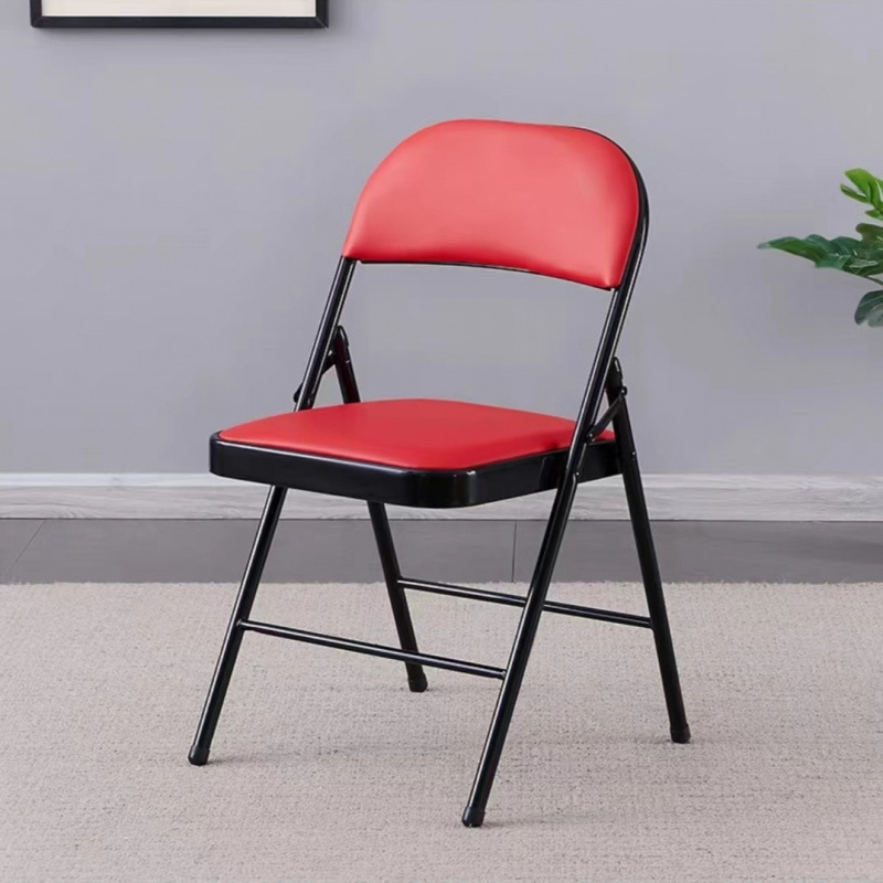 simple stool backrest chair home folding chair portable office chair conference chair supply factory one piece supply wholesale