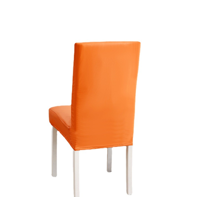Picture of Chair Cover Cross-border New Solid Color Stretch Leather Seat Cover Amazon Dining Chair Office Waterproof and Dustproof Chair Cover