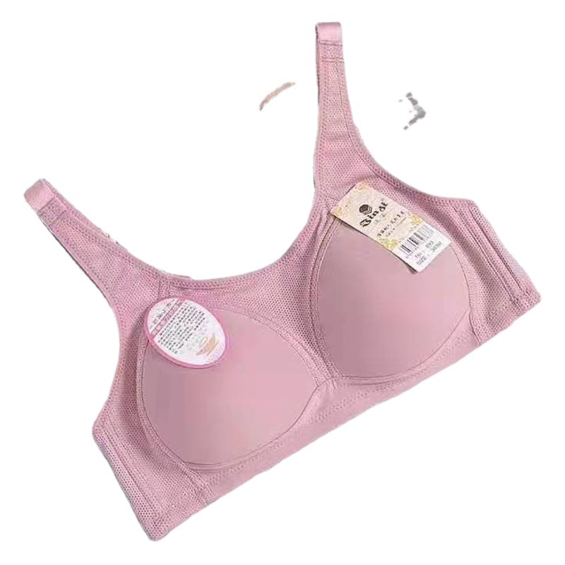 Jiazi 893 Thin Cup Perforated Breathable Cotton Tube Bra Large Size Underwear 44 Sizes No Wires Soft Cotton Hot Style