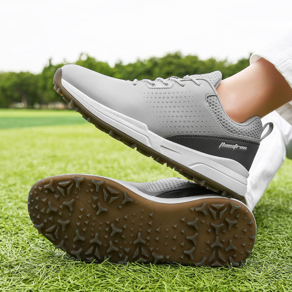 Le Chuang THESTRON Men's Golf Shoes Professional plus size US 7-14 Cross-border Golf Training