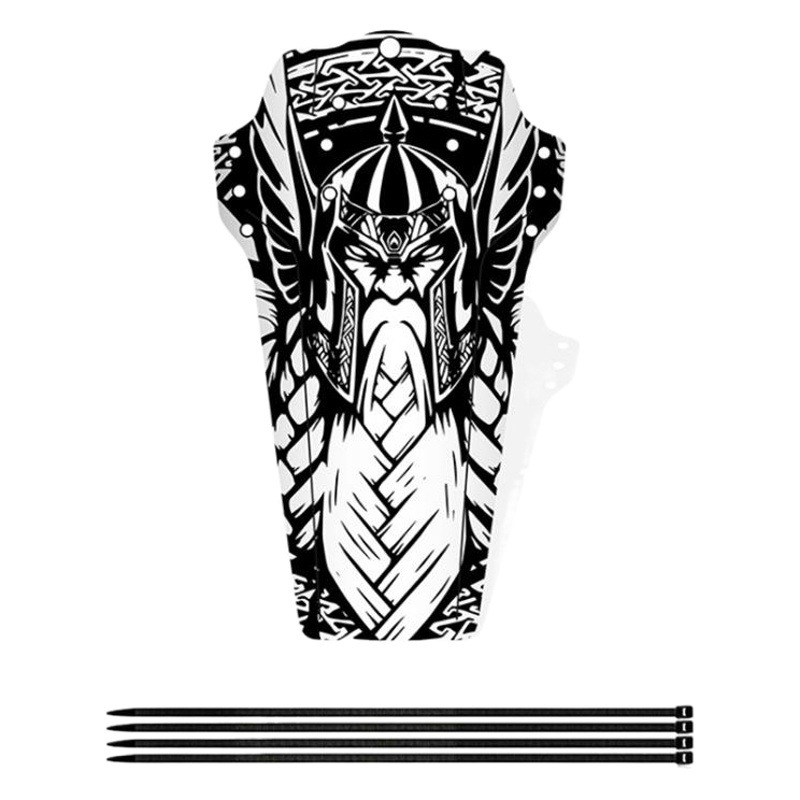 Enlee Mountain Bike Mudguard Universal Carbon Fiber Ultra-light Color Printing Road Car Mudguard Mud Tile Removal