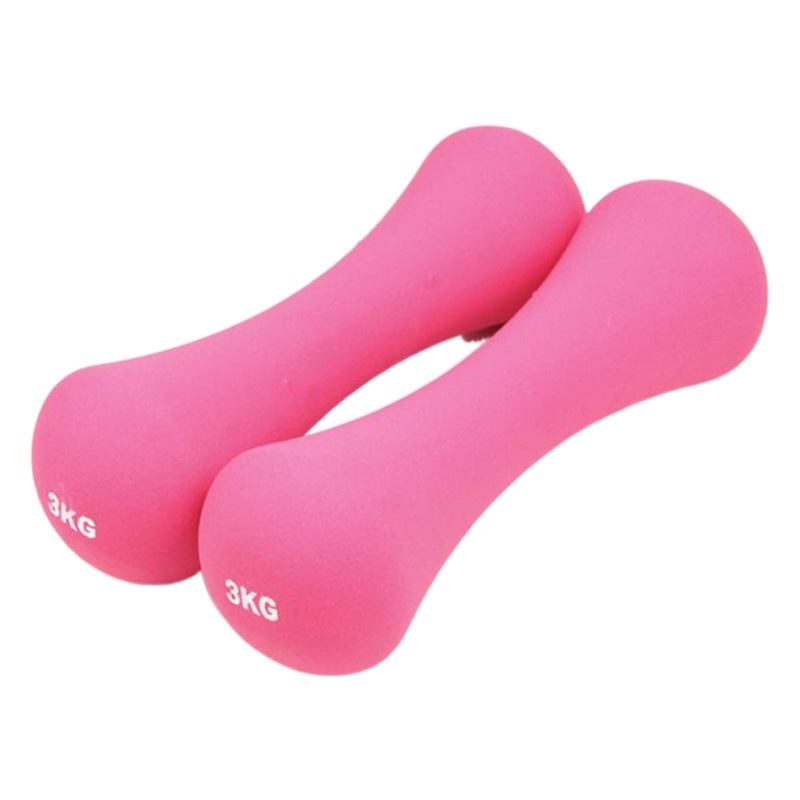 Factory direct children's bone dumbbell female thin arm a pair of small dumbbell sports plastic arm 2kg1kg a generation of hair