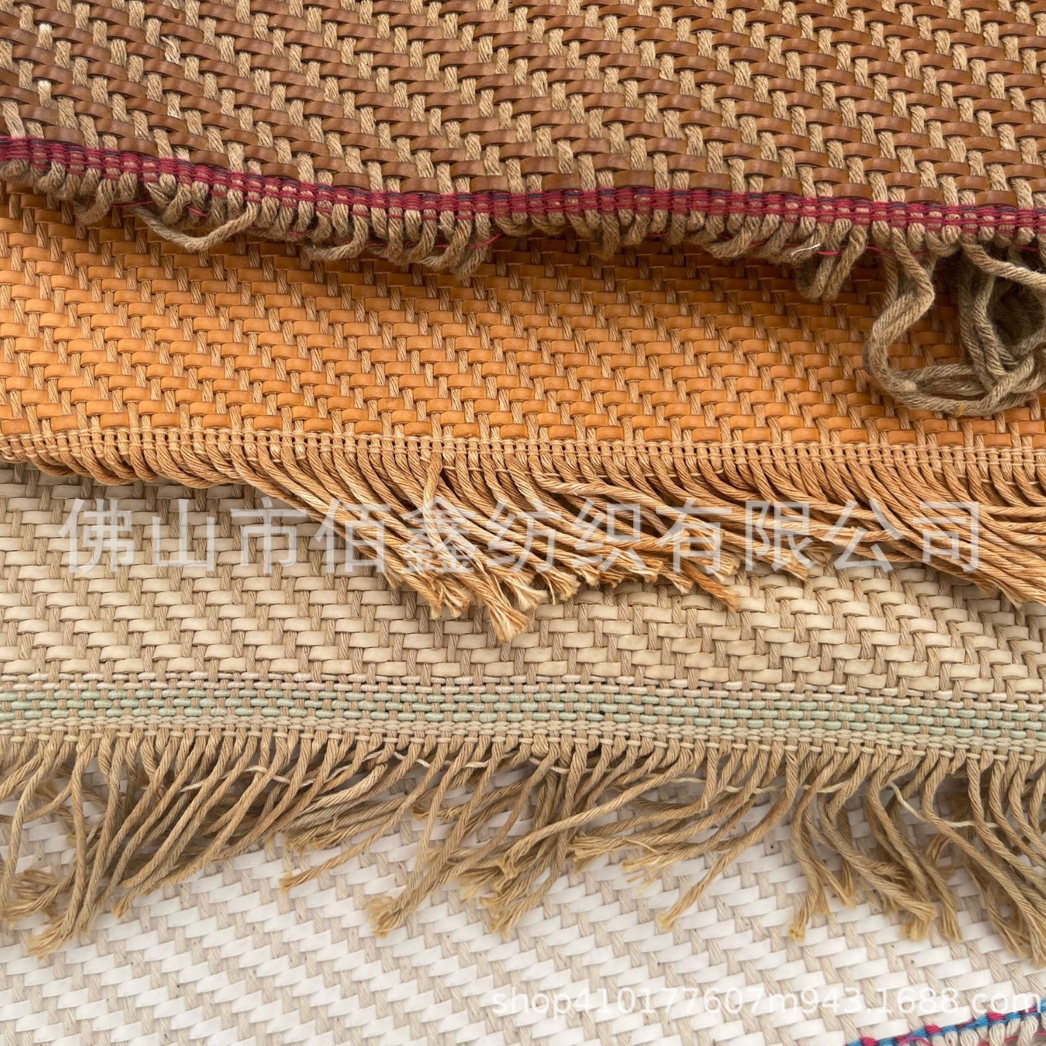 Leather PU hemp rope braided leather diagonal herringbone handmade bags shoes and hats materials sofa special fabrics wholesale