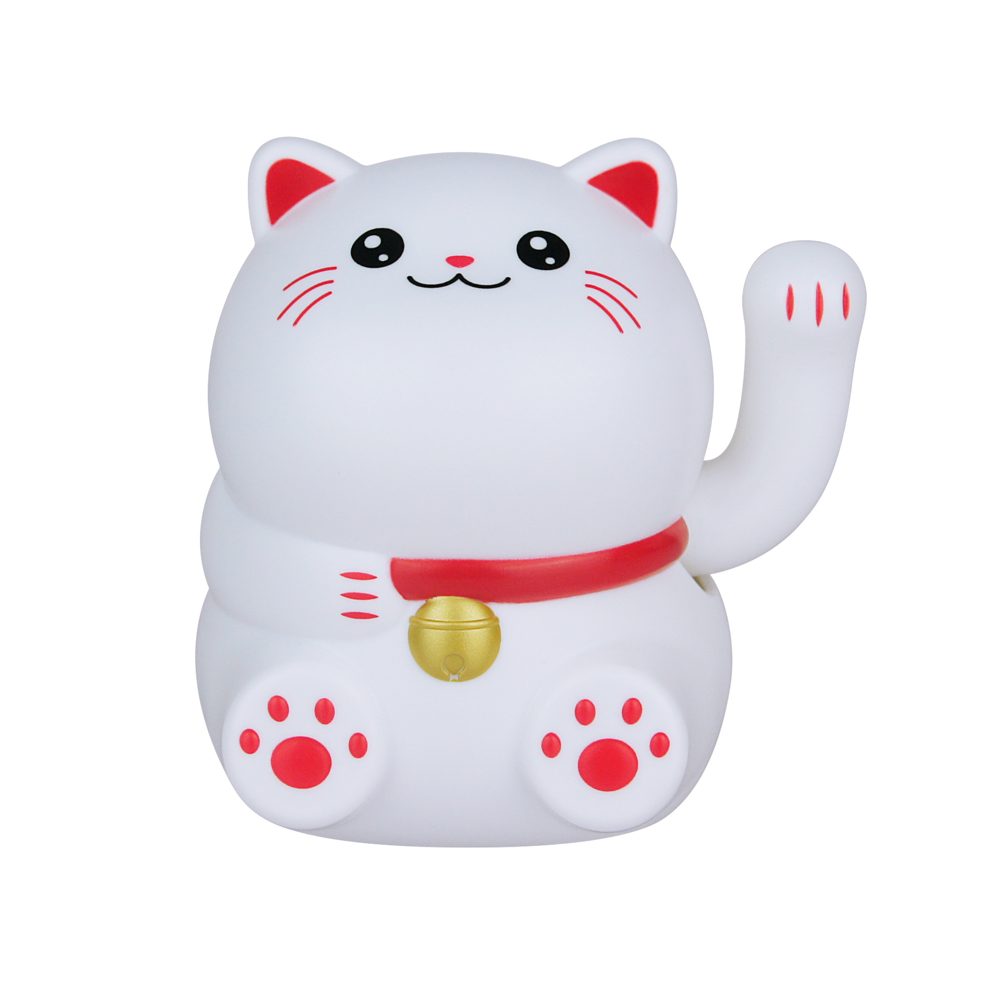 Picture of Car solar big head lucky cat creative cute Japanese home nodding cat shop front desk lucky cat ornaments