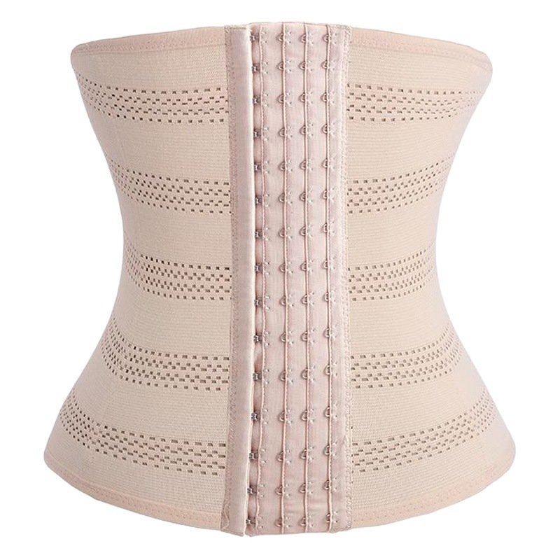 Body Shaping Top 13 Buckles for All Seasons, Cut Out Breathable Abdominal Belt, Non-Curling Waistband, High 25Cm/28Cm