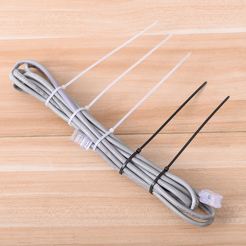 Wire binding self-locking nylon cable tie wire management belt wire storage and finishing wire binding wire harness 100 pack