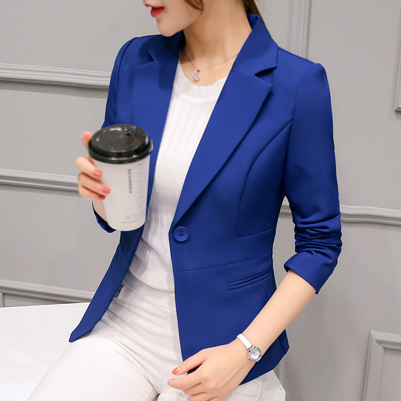 Picture of Small Suit Women's 2025 New Spring Clothes Women's Casual All-match Suit Long-sleeved Korean-style Slim-fit Slimming Short Jacket