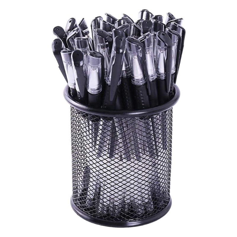 Office supplies European standard gel pen plastic student sign pen black 0.5mm bullet brush pen wholesale