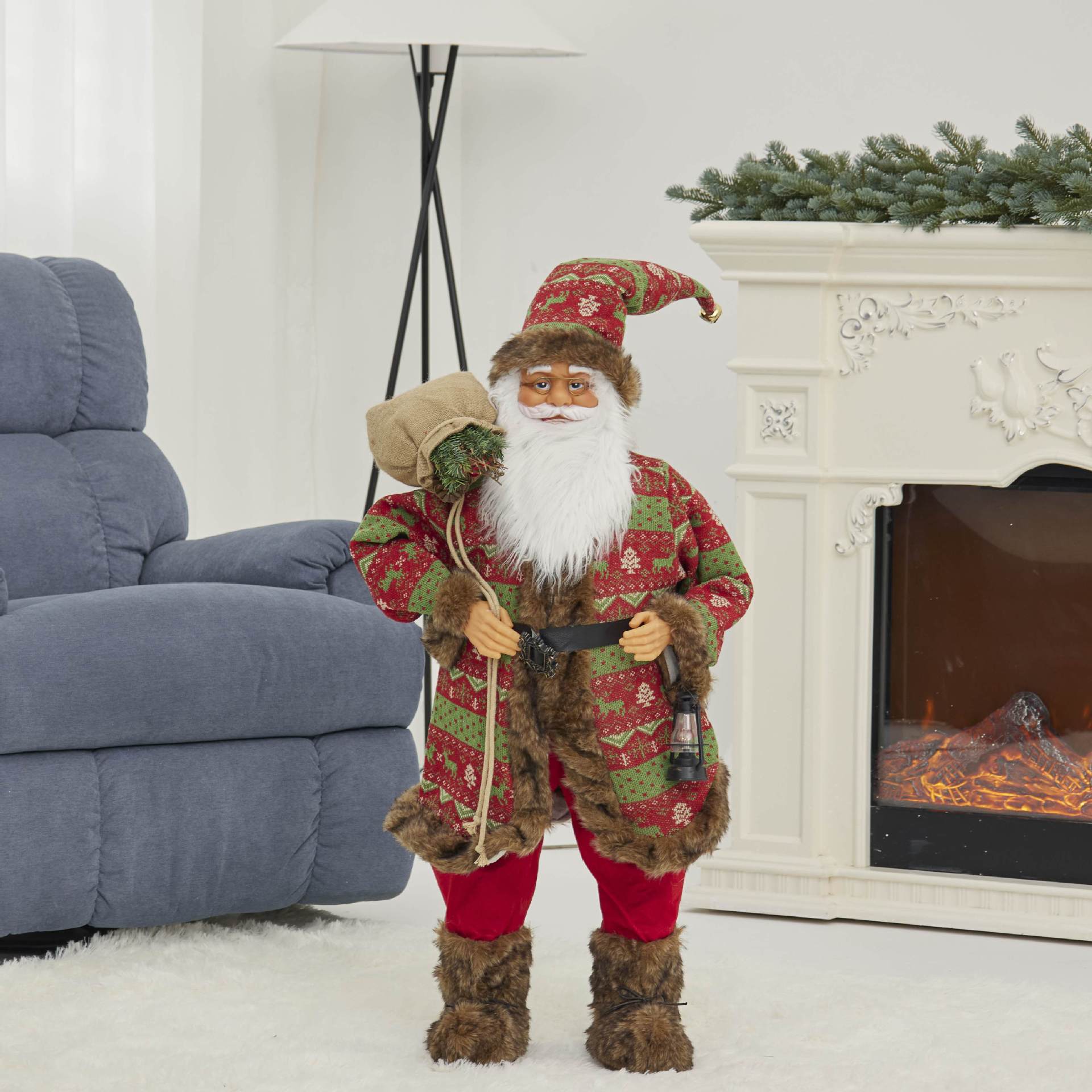 Picture of Cross Border christmas Santa Claus Ornaments Christmas Decorations Christmas Dolls Doll Ornaments Small Gifts