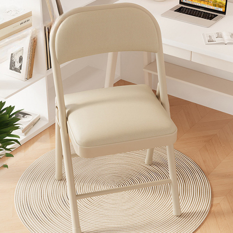 Simple stool, back chair, home folding chair, portable computer chair, training conference chair, dining chair, dormitory office chair