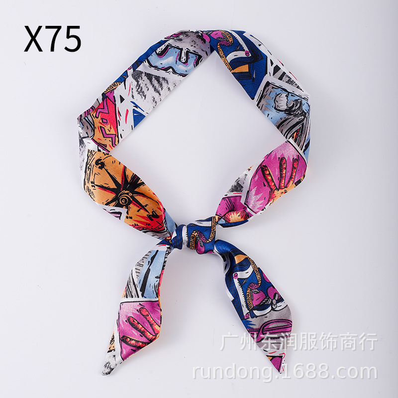 Picture of Gift Box Silk Scarf Straps, Narrow and Long Bags, Silk Scarf, Headband, Streamer Scarf with Decorative Small Silk Scarf Wholesale