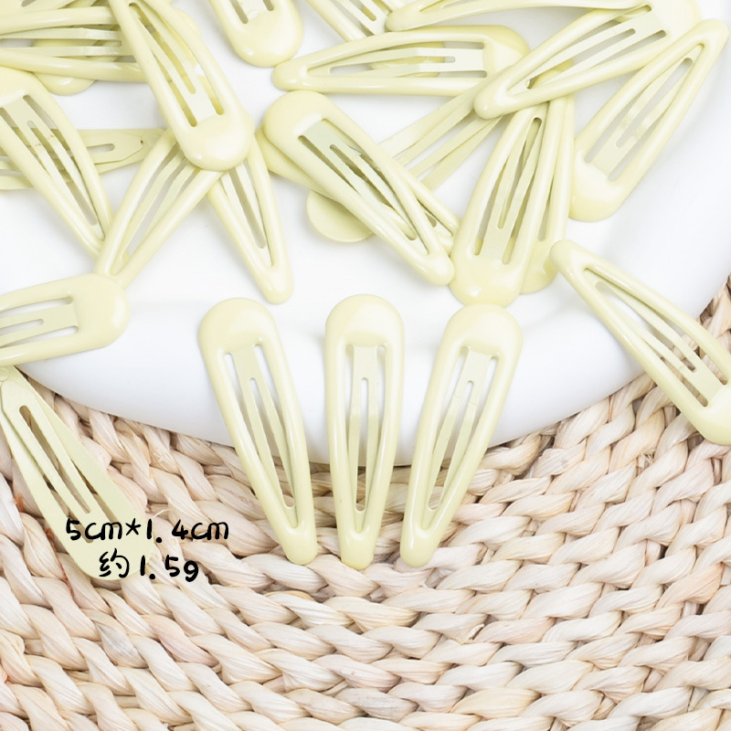 Picture of Candy Colorful Hairpin Hyuna Style Colorfulful Water Drop Clip Glue Bb Clip Hairpin Duckbill Clip Korean DIY Headwear Wholesale