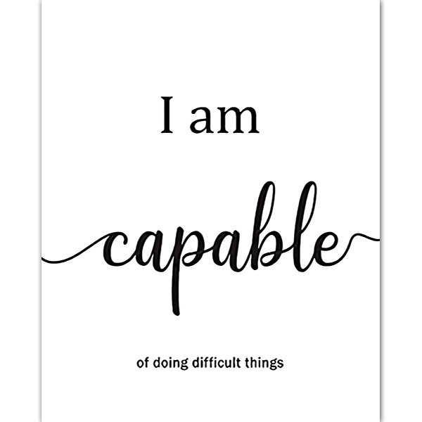 Picture of Amazon Black and White English Inspirational Poster Waterproof and Tear-Resistant Bedroom Hanging Painting Et Coated Office Decorative Painting