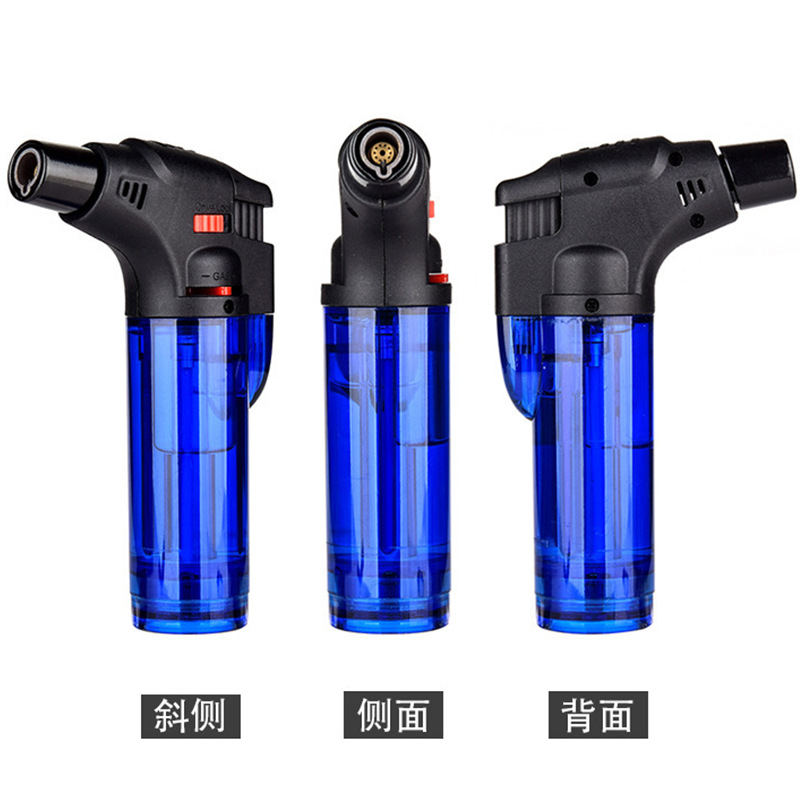 Picture of High temperature direct impact personality windproof 603 type inflatable welding spray gun moxibustion point incense barbecue point cigar baking lighter
