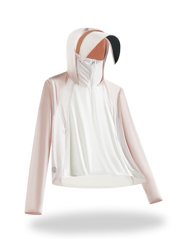 Summer Sun Protection Clothing Women's Long Sleeve UV Protection UPF50 Breathable Original Yarn Sunscreen Ice Silk Sun Protection Clothing Coat Trendy