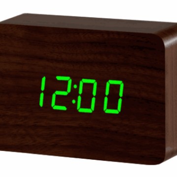 Picture of Source Manufacturer Electronic Clock Rectangular Wooden Clock Mini Alarm Clock Digital Clock Led Wooden Clock Luminous