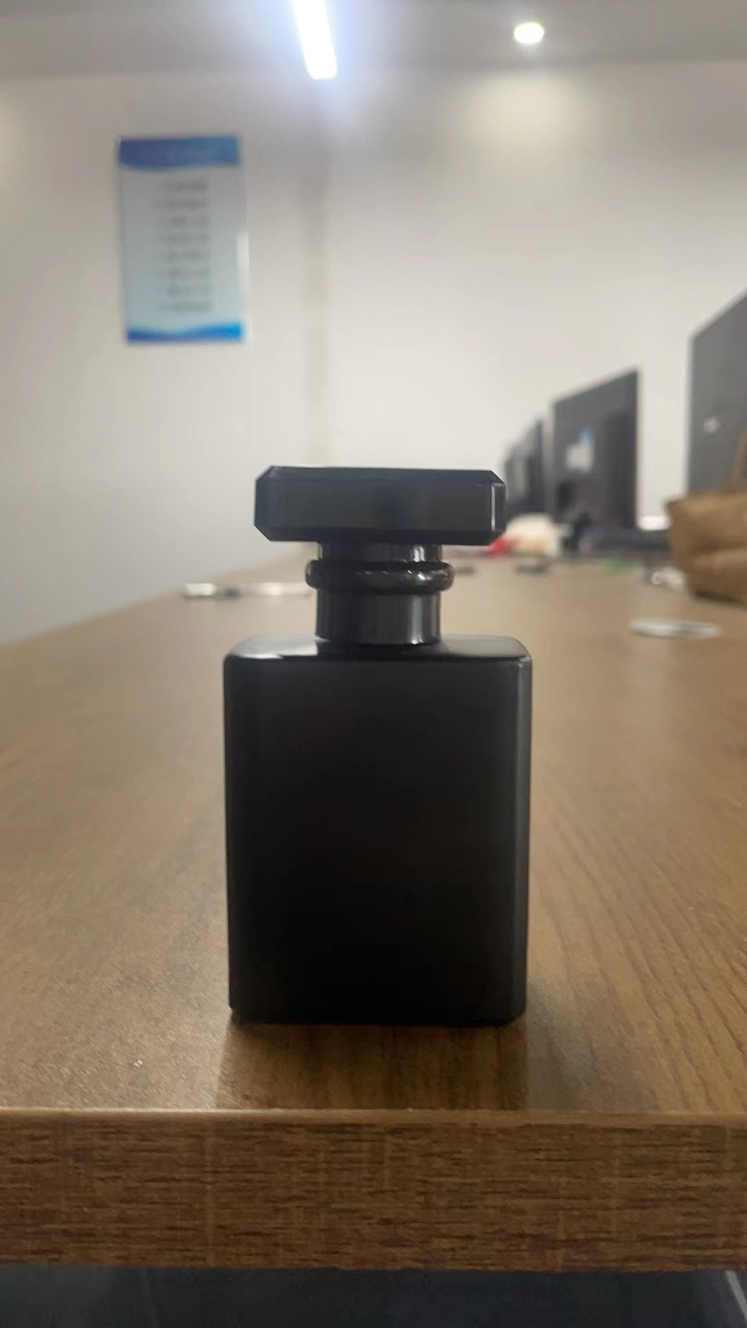 Picture of 30ml50ml flat square bottle glass perfume bottle liquid spray perfume bottle glass cosmetic empty bottle