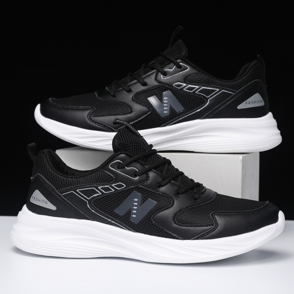 2024 New Fashion Trendy Mesh Breathable Sports Shoes Cold Sticky Lightweight Non-Slip Wear-Resistant Shoes Couple Running Shoes