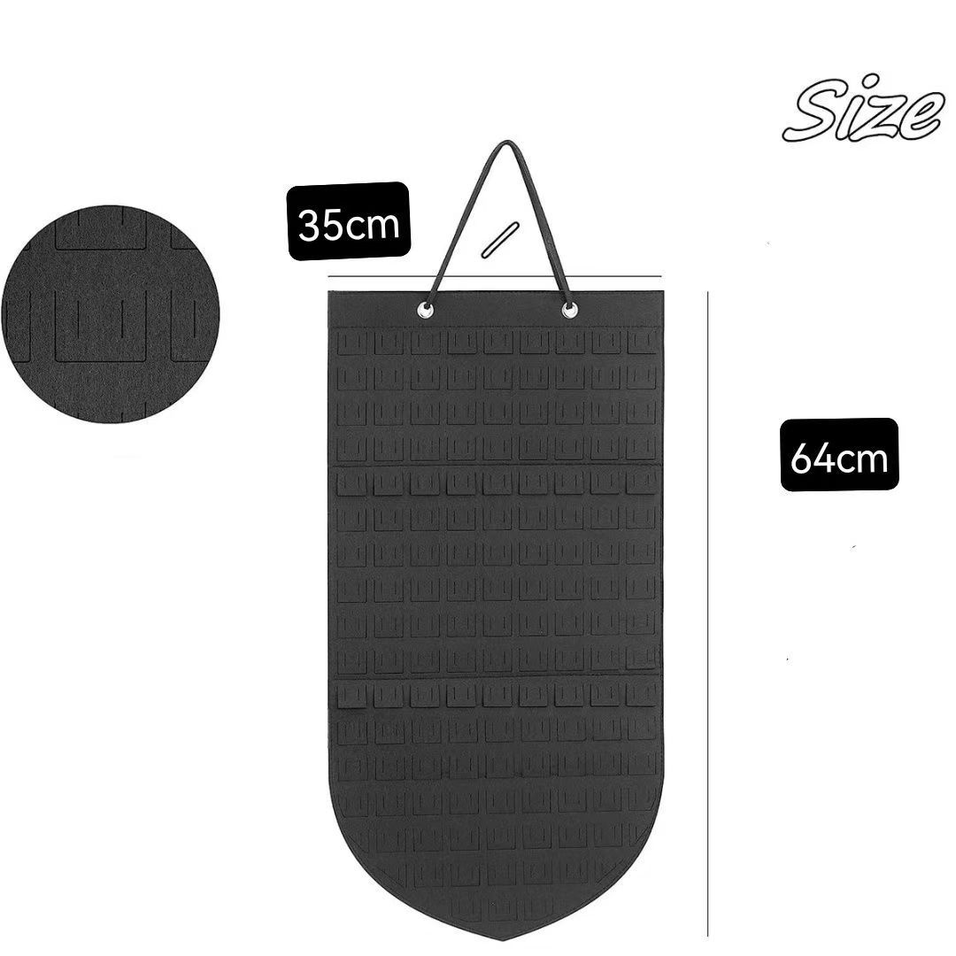 Badge Felt Storage Hanging Bag Brooch Medal Display Nordic Ins Felt Storage Bag Brooch Background Wall Decoration