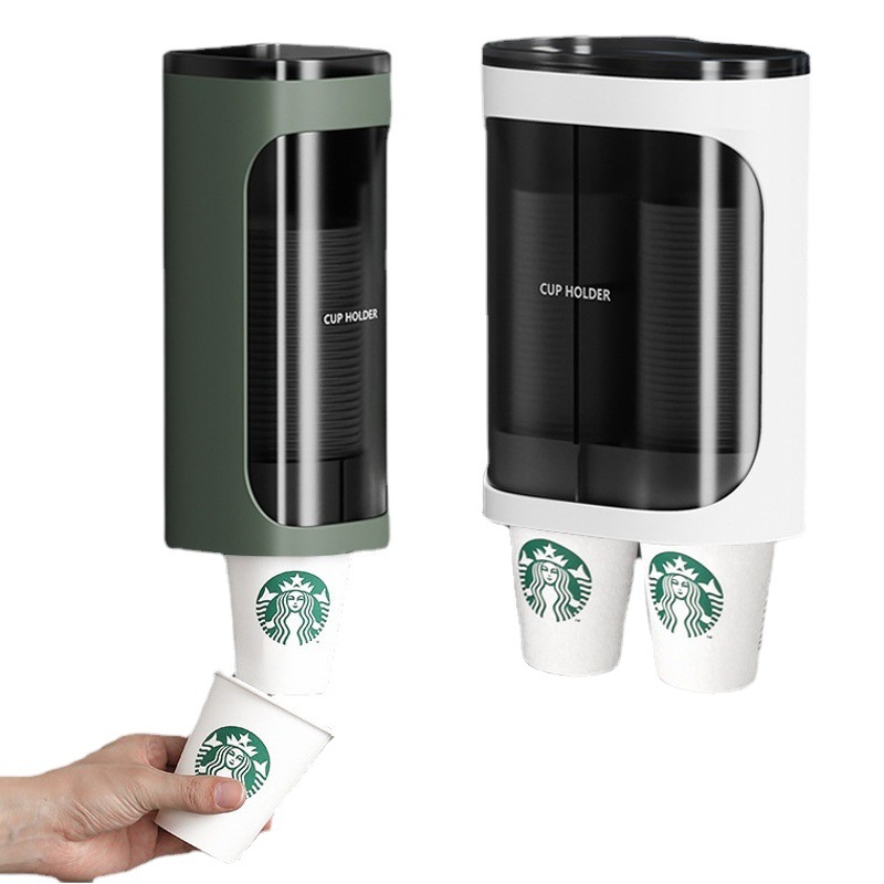 Dispenser Paper Cup Holder Disposable Paper Cup Plastic Cup for Quick Hand Shake Cup Taker Automatic Cup Dropper