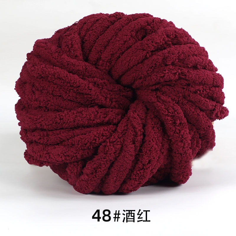 Picture of Extra Thick Ice Stick Cat Tail Thread Wholesale Sausage Wool Handmade DIY Cushion Blanket Cat Nest Big Tree Sweater Decoration