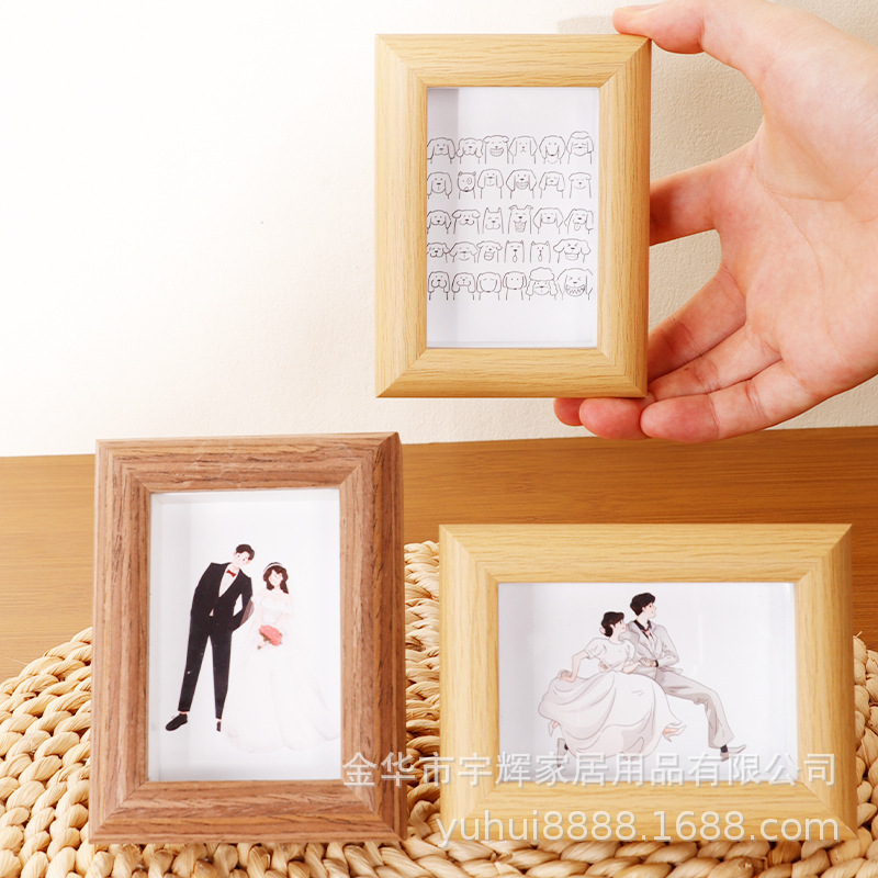 Picture of Photo Frame Display Stand 5678inch A4 Wall-Mounted DIY Oil Pastel Frame Wholesale Photo Frame Wall Decoration