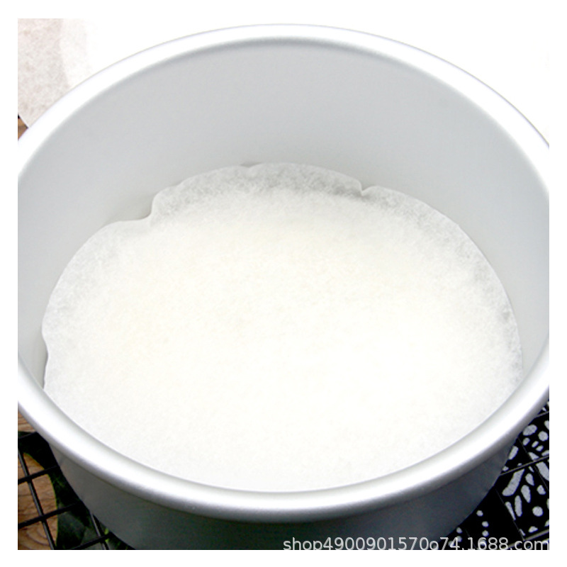 Picture of Cake Demoulding Paper Pad Silicone Oil Paper Pad Paper Household Round Baking Mold Oven Oil Absorbing Paper 6 Inch 8 Inch 4 Inch 9 Inch