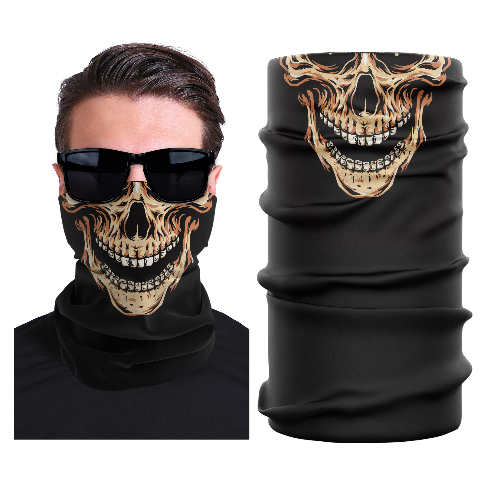 Picture of Xunhui magic scarf outdoor scarf mountaineering riding scarf high elastic seamless Ice Silk face towel cross-border bandana