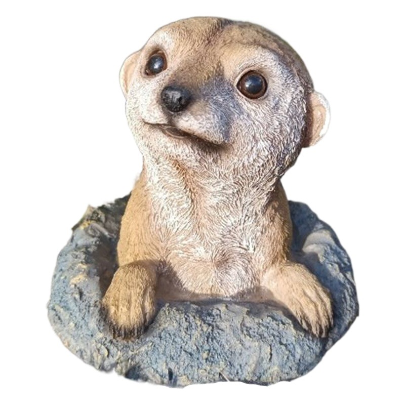Outdoor Garden Decoration Courtyard Balcony Layout Ornaments Garden Decoration Simulation Animal Meerkat Meerkat Ornaments