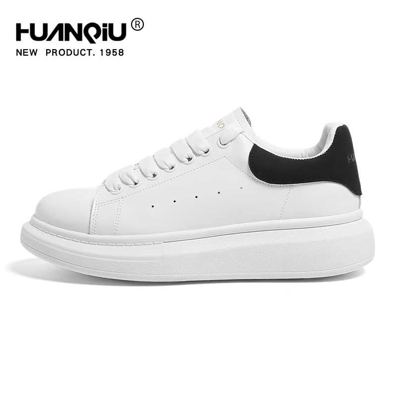 Picture of Global White Sneakers for Men, 2025 Autumn New Thick-Soled Men's Shoes, Trendy, High-End, Versatile Casual Sports Sneakers