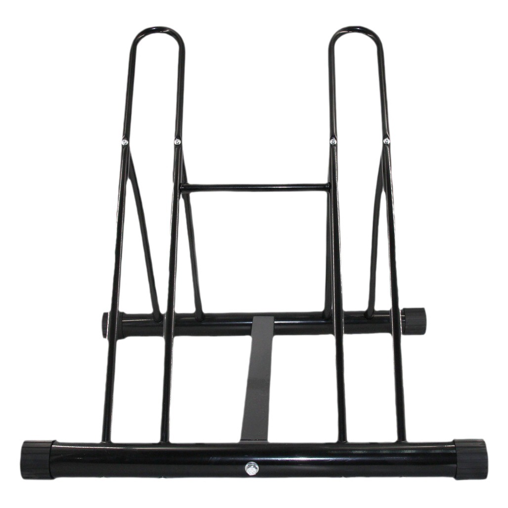 2-in-1 ground pile bike rack bicycle display stand mountain bike bicycle parking rack plug-in double rod
