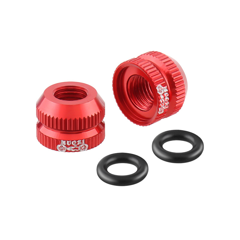Picture of MUQZI mountain road dead fly bicycle French nozzle NUT vacuum tire air nozzle nut inner tube valve