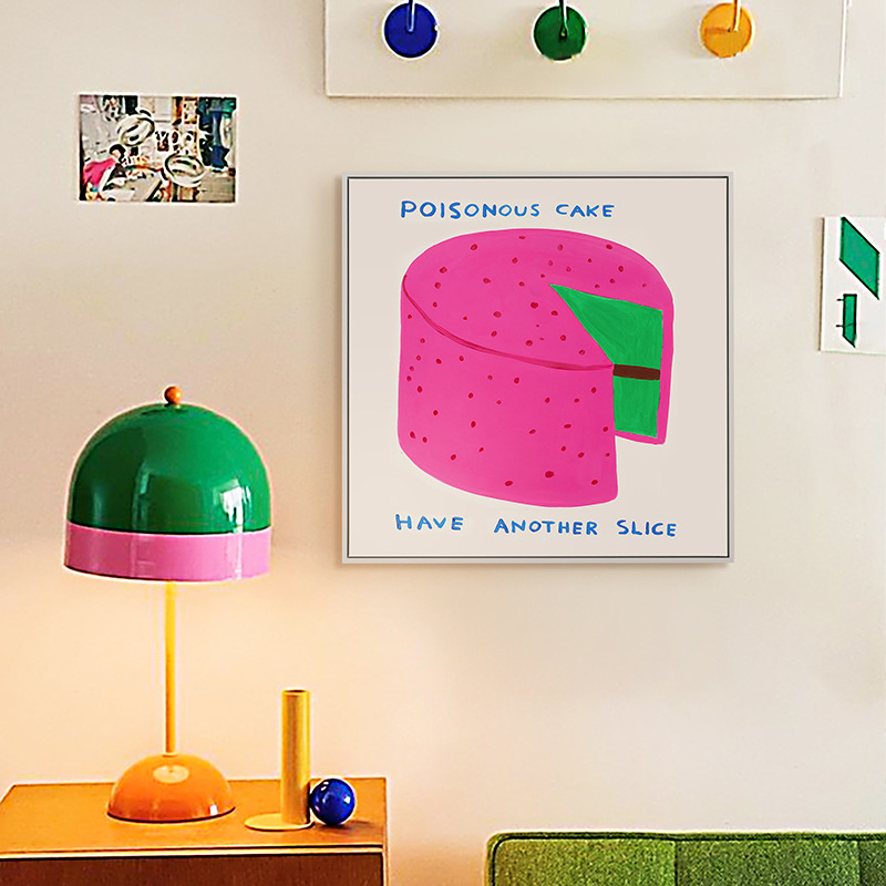 Colorful Fun Decorative Painting Living Room Dining Room Wall Hanging Painting Memphis Dopamine Niche Art Home Mural
