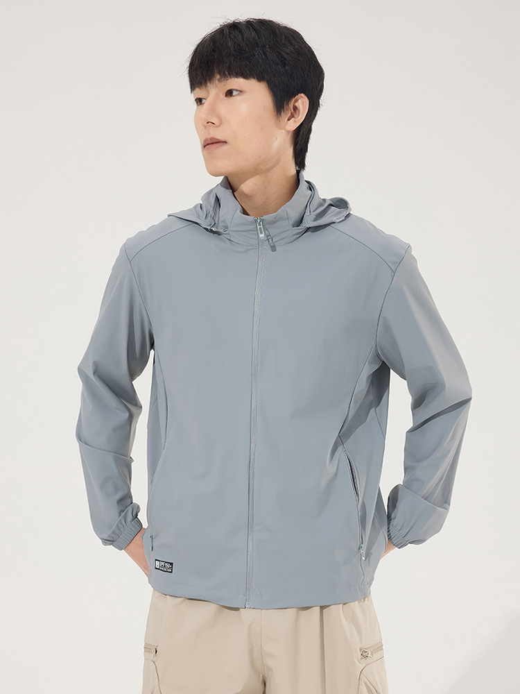 Summer Ice Silk Sun Protection Clothing Men's Outdoor UV Protection Couple's Skin Clothing Women's Sports Shirt Fishing Clothes Custom Printing