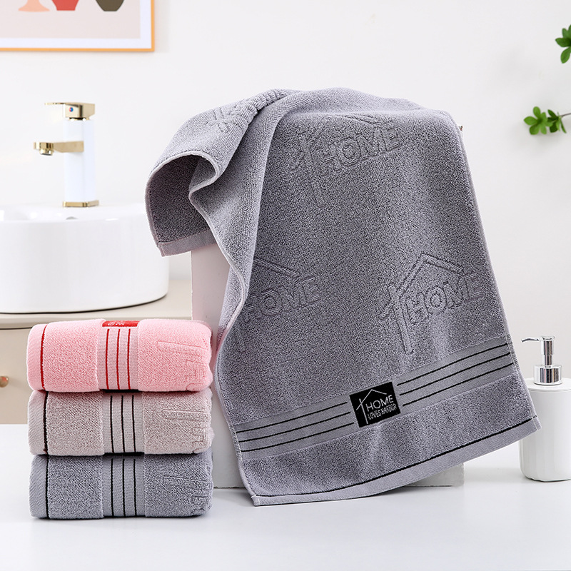Picture of Gaoyang factory cotton European flower towel soft absorbent large face towel supermarket gift wholesale face towel household towel