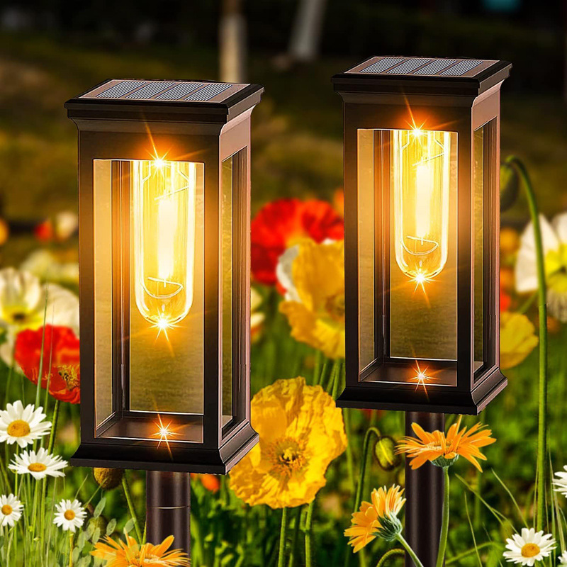 Solar Tungsten Filament Lights, Ground-Inserted Lawn Lights, New Chinese Style, Very Suitable for Flower Garden Insertion
