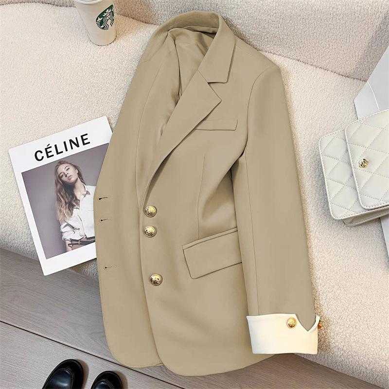 Picture of White Suit Jacket for Women 2025 Spring New Style Casual Elegant Lady High-End Street Style Popular Suit This Year